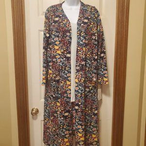 Open front longline cardigan NWT multi color LuLaRoe